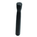 Thunder 8" x 1" x 1" Bar Muddler with Netted Head, Black Color, Polycarbonate, Each
