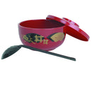 Thunder 30 oz, 5-3/4" Diameter x 3" Height, Donburi Red Color Bowl, Each