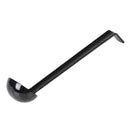 Thunder 3/4 oz, 8-1/2" x 2-1/4" x 1-7/8", Ladle, Black Color, Polycarbonate, One-Piece Construction, NSF, Each
