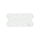 Thunder Drain Shelf for Quarter Size Food Pan, Clear Color, Polycarbonate, NSF, Each