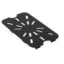 Thunder Drain Shelf for Quarter Size Food Pan, Black Color, Polycarbonate, NSF, Each