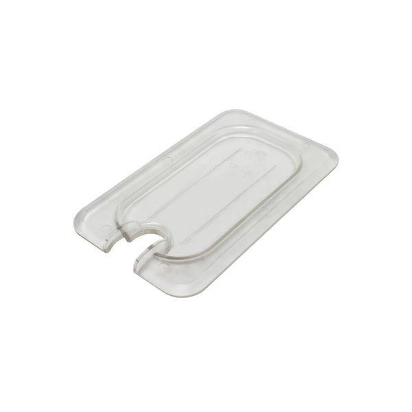 Thunder Slotted Cover For Ninth Size Food Pan, Clear Color, Polycarbonate, NSF, Each