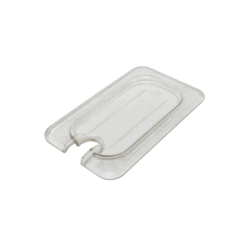 Thunder Slotted Cover For Ninth Size Food Pan, Clear Color, Polycarbonate, NSF, Each