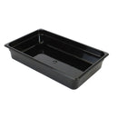 Thunder Full Size, 4" Deep, Food Pan, Black Color, Polycarbonate, NSF, Each