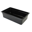 Thunder Full Size, 6" Deep, Food Pan, Black Color, Polycarbonate, NSF, Each