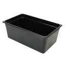 Thunder Full Size, 8" Deep, Food Pan, Black Color, Polycarbonate, NSF, Each