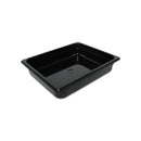 Thunder Half Size, 2-1/2" Deep, Food Pan, Black Color, Polycarbonate, NSF, Each