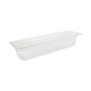 Thunder Half Size, 6" Deep, Food Pan, Clear Color, Polycarbonate, NSF, Each