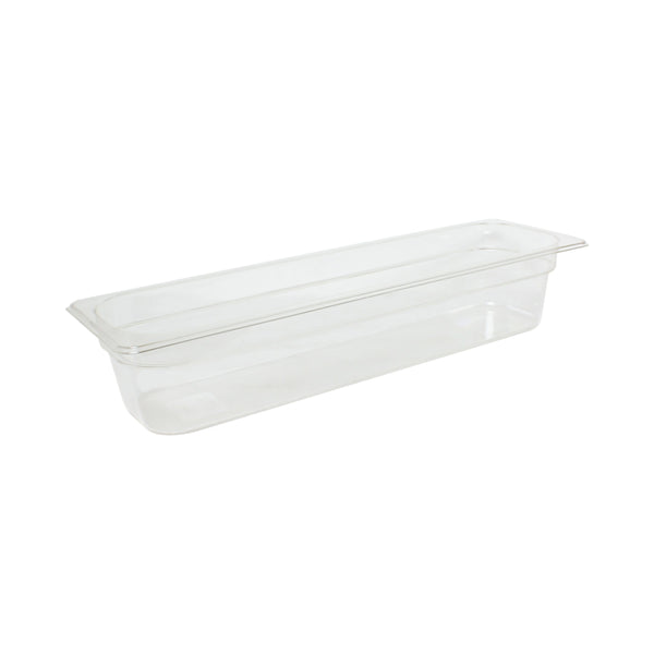 Thunder Half Size, 4" Deep, Food Pan, Clear Color, Polycarbonate, NSF, Each