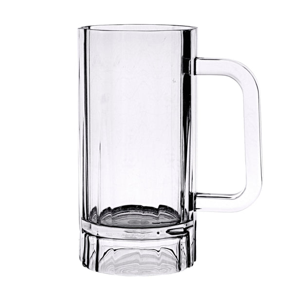 Thunder 16 oz Beer Mug with Handle, One-Piece Construction, Polycarbonate, Each