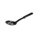 Thunder 11-1/2" x 2-1/3" x 1-7/9", Slotted Spoon, High-Heat Nylon & Polypropylene Handle, Heat Resistant up to 410¡F, Black Color, Each