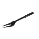 Thunder 12-3/4" x 1-1/2" x 5/8", 2-Prong Fork, High-Heat Nylon & Polypropylene Handle, Heat Resistant up to 410¡F, Black Color, Each