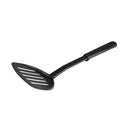 Thunder 12" x 4" x 2-1/6", Slotted Turner, High-Heat Nylon & Polypropylene Handle, Heat Resistant up to 410¡F, Black Color, Each