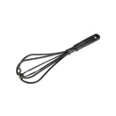 Thunder 12-1/8" x 2-1/3" x 2-1/3", Whip, High-Heat Nylon & Polypropylene Handle, Heat Resistant up to 410¡F, Black Color, Each