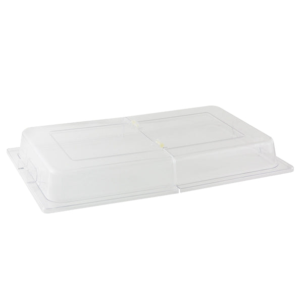 Thunder 21" x 13" x 3", Full Size Hinged Cover, Opens On Both Ends, Clear Color, Polycarbonate, Each
