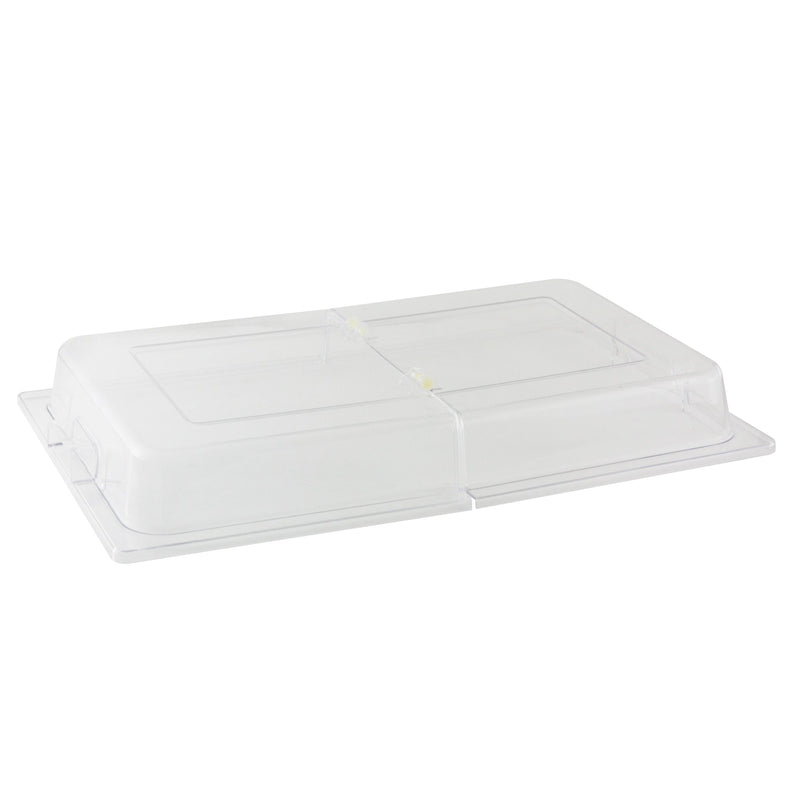 Thunder 21" x 13" x 3", Full Size Hinged Cover, Opens On Both Ends, Clear Color, Polycarbonate, Each