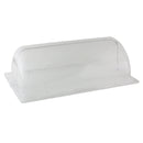 Thunder 21-1/9" x 14-1/4" x 7-1/3", Roll Top Chafer Cover, Clear Color, Polycarbonate, Each