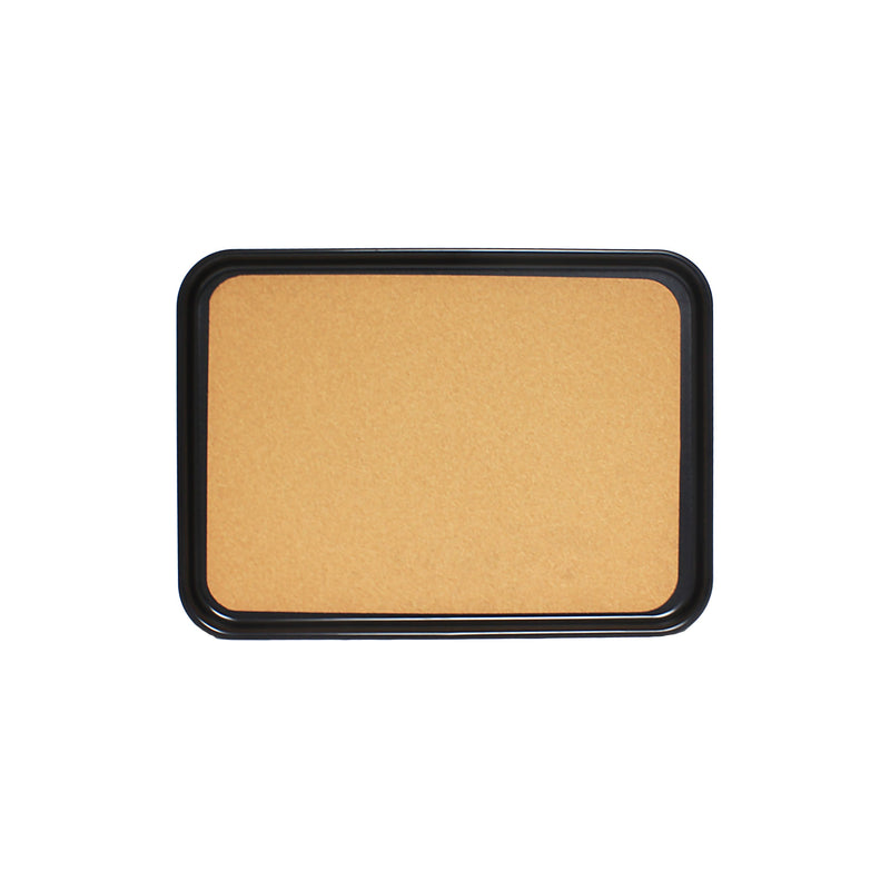 Thunder 16" x 12" Rectangular Anti-Slip Tray with Cork Surface, Black Color, Acrylonitrile Butadiene Styrene with Cork, No Dishwashing, Each