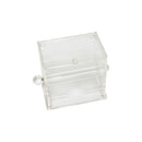 Thunder 7-5/8" x 4-1/8" x 5-5/8", Stir Dispenser, Acrylic, Easy lift top for refills, Clear Color, Each