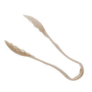 Thunder 6" x 2-1/4" x 1-1/4", Scallop Grip Tong, Beige Color, Polycarbonate, One-Piece, NSF, Each