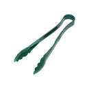 Thunder 12" x 3-3/8" x 1-3/4", Scallop Grip Tong, Green Color, Polycarbonate, One-Piece, NSF, Each