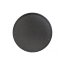 Thunder 14" Round Anti-Slip Tray with Rubber Lined Surface, Black Color, Polypropylene with Rubber Sheet, NSF, Each