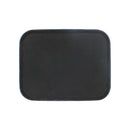 Thunder 14" x 18" Rectangular Anti-Slip Tray with Rubber Lined Surface, Black Color, Polypropylene with Rubber Sheet, NSF, Each