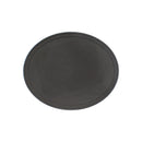 Thunder 22" x 27" Oval Anti-Slip Tray with Rubber Lined Surface, Brown Color, Polypropylene with Rubber Sheet, NSF, Each