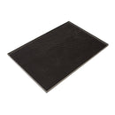 Thunder 12" x 18" Bar Servicing Mat, Brown Color, PolyVinyl Chloride, Each