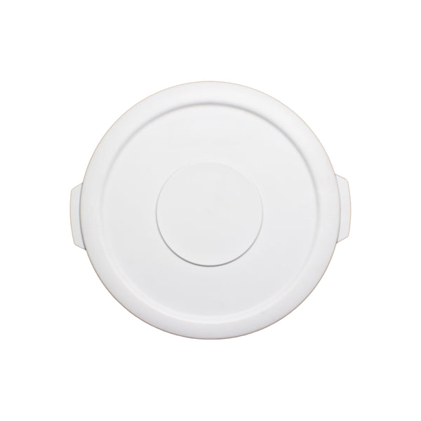 Thunder 22-1/8" Diameter x 1-3/8" Height, Lid for PLTC020W, White Color, Plastic, Each