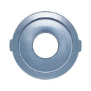 Thunder 22-1/4" Diameter x 1-1/4" Height, (Center Opening: 8-1/4" Diameter x 3/4" Height), Center Opened Lid for PLTC032G, Gray Color, Polypropylene, Each