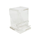 Thunder 3-5/8" x 3-3/4" x 4-7/8", Toothpick Dispenser, Acrylic, Clear Color, Each