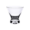 Thunder 8 oz Cocktail Glass, Clear Color, Polycarbonate, Heavy Base, Each