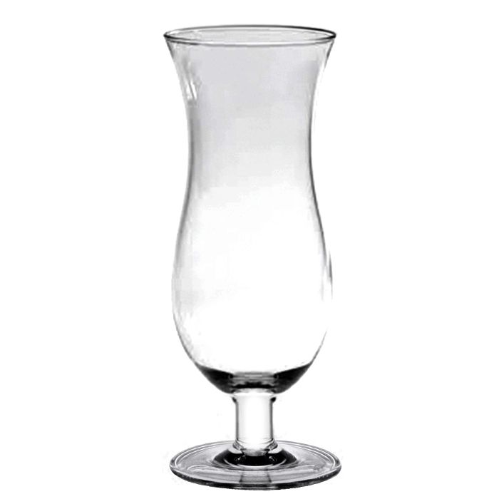 Thunder 16 oz Hurricane Glass, Clear Color, Polycarbonate, Stemware, Each