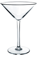 Thunder 8 oz Martini Glass, Clear Color, Polycarbonate, Stemware, Each