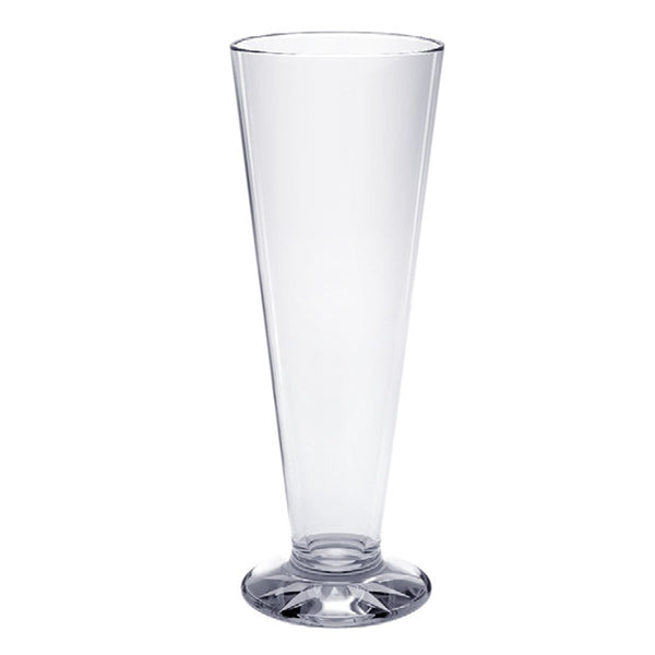 Thunder 13 oz Pilsner, Clear Color, Polycarbonate, Starburst Heavy Base, Each