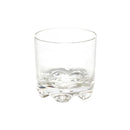 Thunder 8-1/2 oz Rock Glass, Clear Color, Polycarbonate, Footed Heavy Base, Pyramid Stacking Style, Each