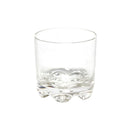 Thunder 12 oz Rock Glass, Clear Color, Polycarbonate, Footed Heavy Base, Pyramid Stacking Style, Each