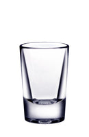 Thunder 1 oz Straight Round Shot Glass, Clear Color, Polycarbonate, Heavy Base, Each