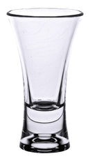Thunder 2 oz Flair Shot Glass, Clear Color, Polycarbonate, Heavy Base, Each