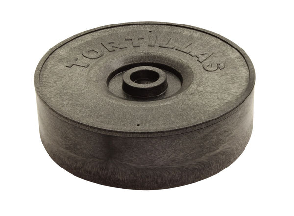 Thunder 8-1/2" Diameter x 2-3/8" Height with 8-1/2" Diameter x 2/3" Height Lid, and 3" Diameter Knob, Tortilla Warmer, Black Color, Polypropylene with Fiber Glass, Each
