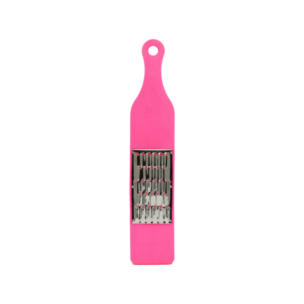 Thunder 15" x 3" Grater Riveted on Colored Plastic Handle, Polypropylene with Stainless Steel Blade, Each