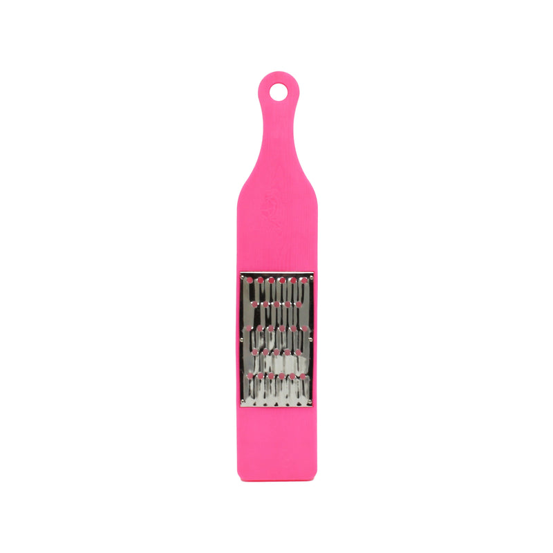 Thunder 15" x 3" Grater Riveted on Colored Plastic Handle, Polypropylene with Stainless Steel Blade, Each