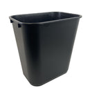 Thunder 29 QT/7 Gallon Waste Basket, Plastic, Black Color, Each
