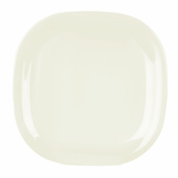 Thunder 8-1/4" x 8-1/4" Round Square Plate, Passion Pearl, Melamine, NSF, Each