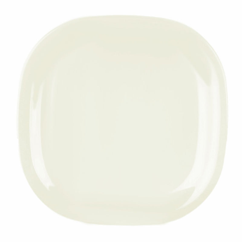 Thunder 11" x 11" Round Square Plate, Passion Pearl, Melamine, NSF, Each