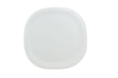 Thunder 14" x 14" Round Square Plate, Passion White, Melamine, NSF, Each