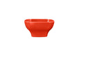 Thunder 14 oz, 4 3/4" x 4-3/4", 2-1/2" Deep, Round Square Bowl, Passion Red, Melamine, NSF, Each