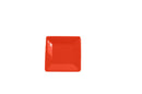 Thunder 4" x 4" Square Plate, Passion Red, Melamine, NSF, Each