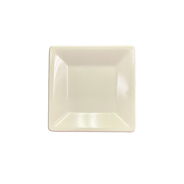 Thunder 4" x 4" Square Plate, Passion Pearl, Melamine, NSF, Each